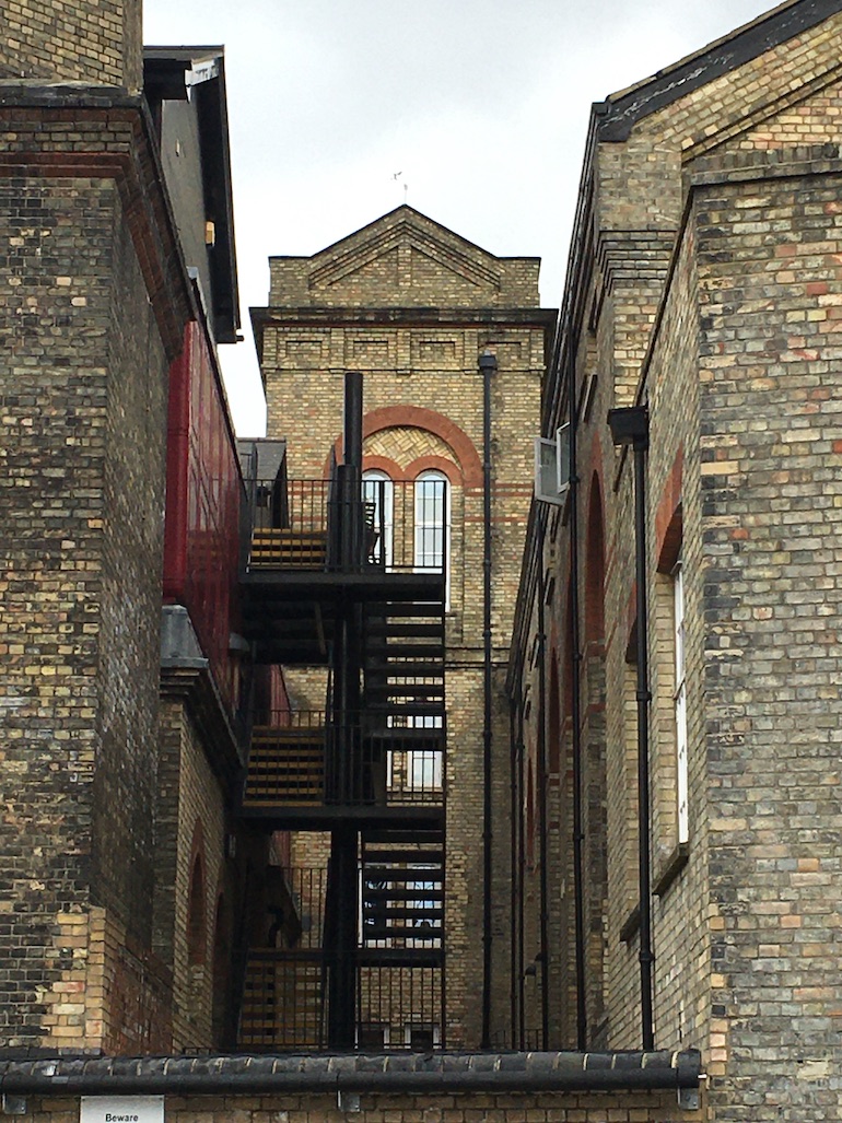 19th century industrial building in London. Photo Credit: © Rowan Freeland.