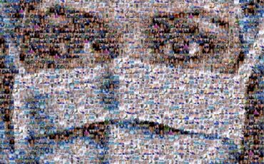 A digital collage created by portrait artist Nathan Wyburn of 200 NHS workers, created as a 'thank you' to the key workers during the 2019-20 coronavirus pandemic. Photo Credit: © Nathan Wyburn via Wikimedia Commons.