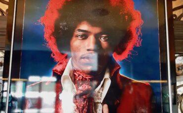 Jimi Hendrix photo at Sanctum Soho Hotel. Photo Credit: © Ursula Petula Barzey.