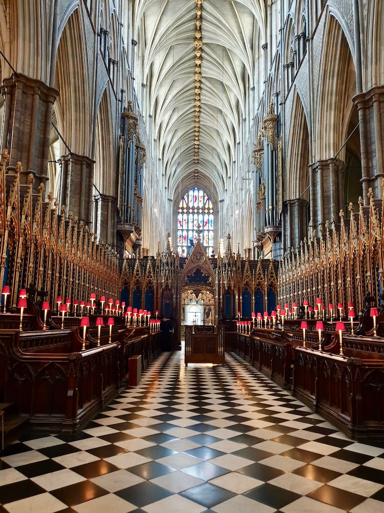 View inside Westminster Abbey in London. Photo Credit: © Ursula Petula Barzey.