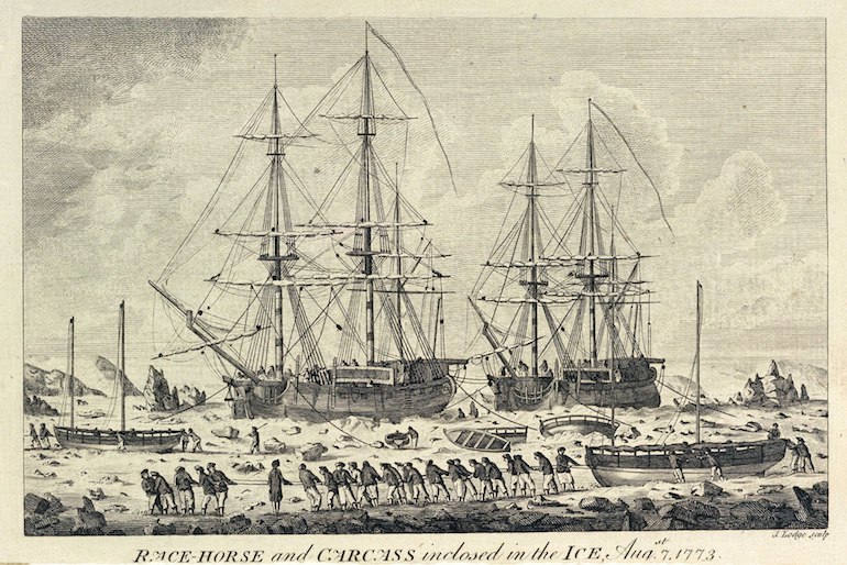 HMS Carcass (1759). Photo Credit: © Public Domain via Wikimedia Commons.