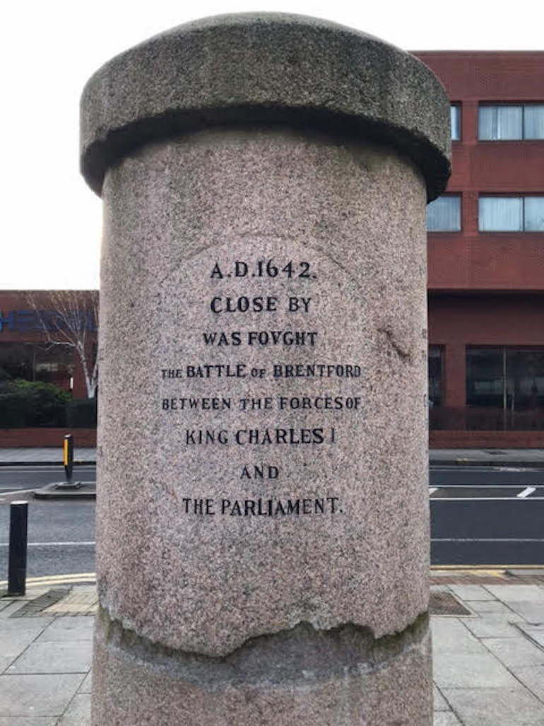 Brentford Monument with Civil War Inscription. Photo Credit: © Steven Szymanski.