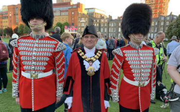 David Poyser, Mayor of Islington in London, 2018-19. Photo Credit: © David Poyser.