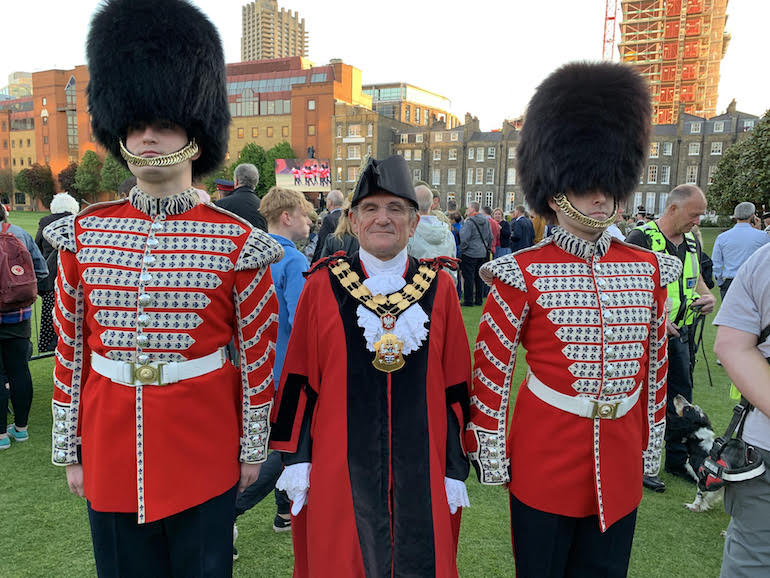 David Poyser, Mayor of Islington in London, 2018-19. Photo Credit: © David Poyser.