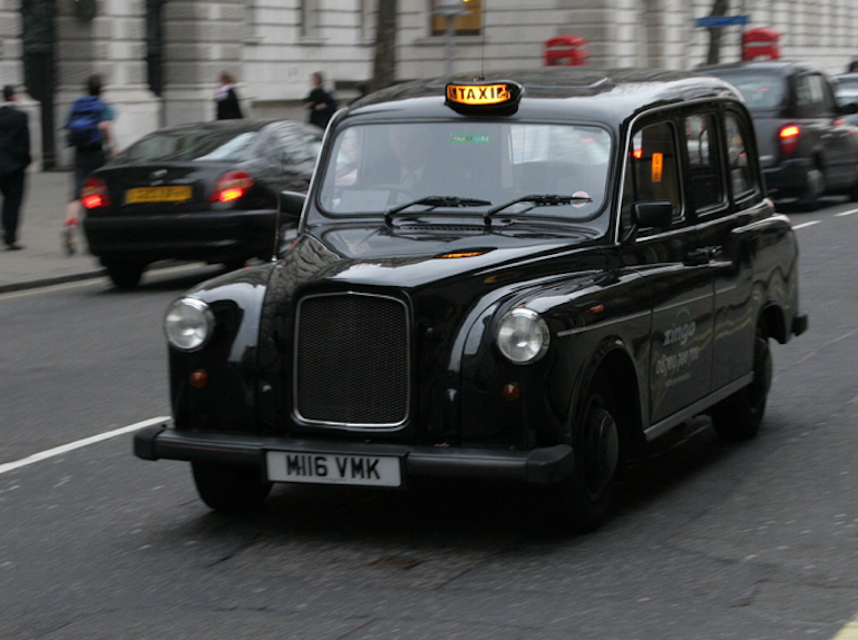 London Black Taxi. Photo Credit: © Ray Sharman.