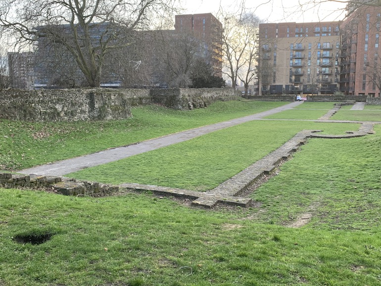 Ruins at Barking Abbey in London. Photo Credit: © Anne-Marie Walker.