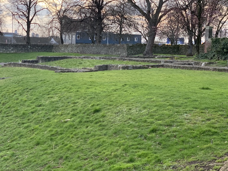 Yet more Barking Abbey ruins in the East End of London. Photo Credit: © Anne-Marie Walker.