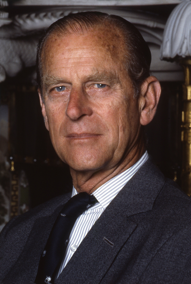 Prince Philip, Duke of Edinburgh taken in the Chinese room Buckingham Palace. Photo Credit: © Allan Warren via Wikimedia Commons.