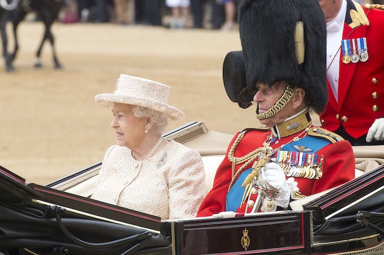 Queen Elizabeth & Prince Philip at Trooping of the Colour, 2015. Photo Credit: © Myles Cullen via Wikimedia Commons.