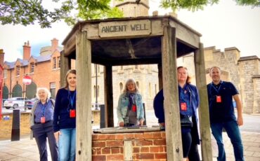 Windsor walking tour group. Photo Credit: © Amanda Bryett.