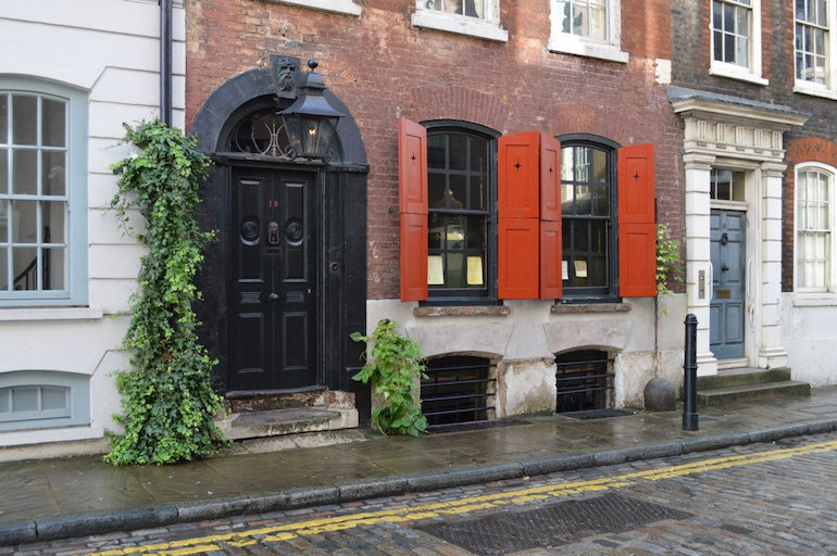 18 Folgate Street in London better known as Dennis Severs' House. Photo Credit: © Ceridwen via Wikimedia Commons.