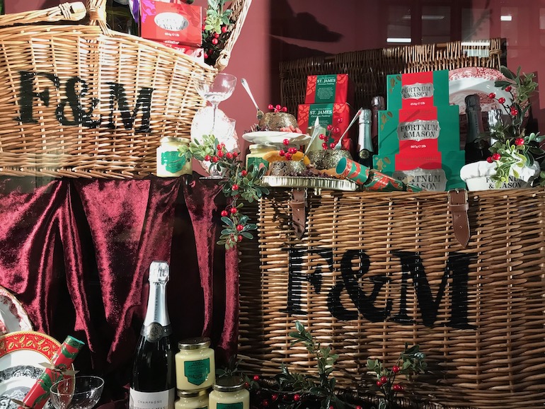 Fortnum & Mason baskets. Photo Credit: © Janice Liverseidge.