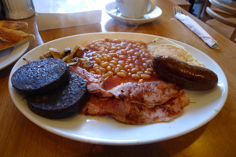 Full English Breakfast. Photo Credit: © Janice Liverseidge.