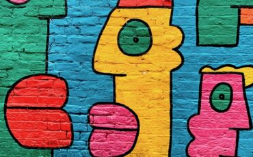 Thierry Noir's work in Rivington Street, Shoreditch, London. Photo Credit: © Antony Robbins.