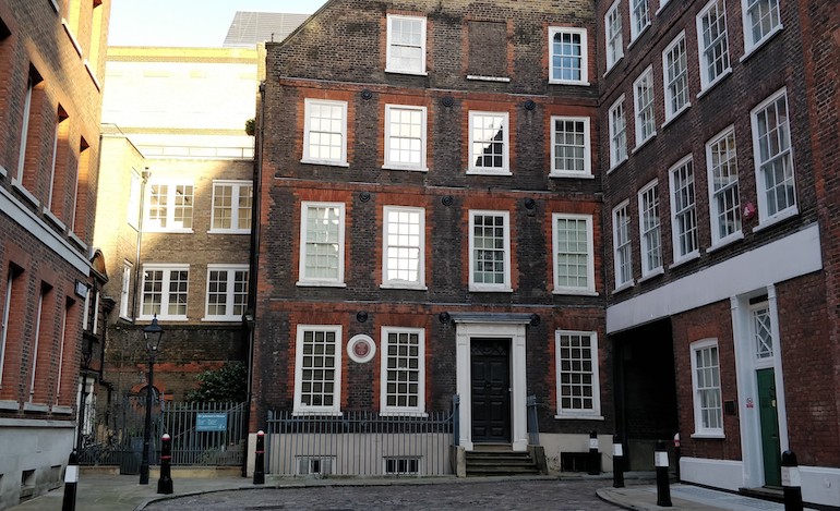 Dr Samuel Johnson's House in London. Photo Credit: © Mark King. 