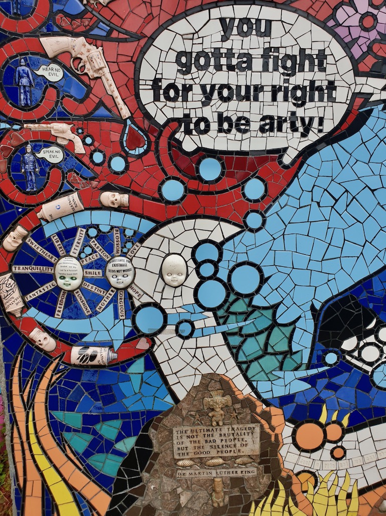 You gotta fight for your right to be arty. Photo Credit: © Christopher Hayden.