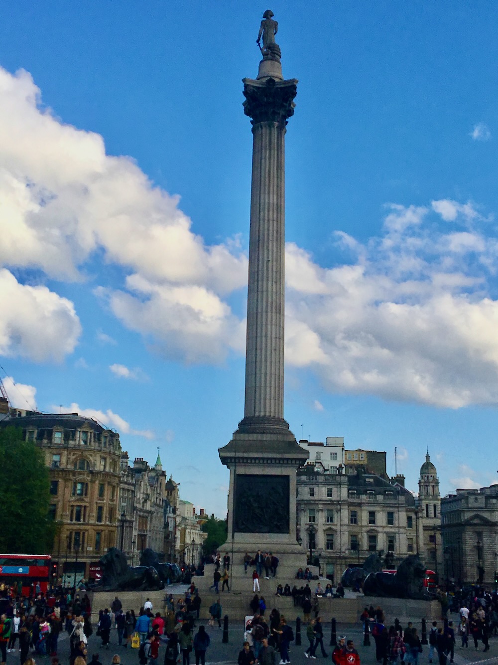 Nelson's Column in Trafalgar Square in London. Photo Credit: © Ursula Petula Barzey.