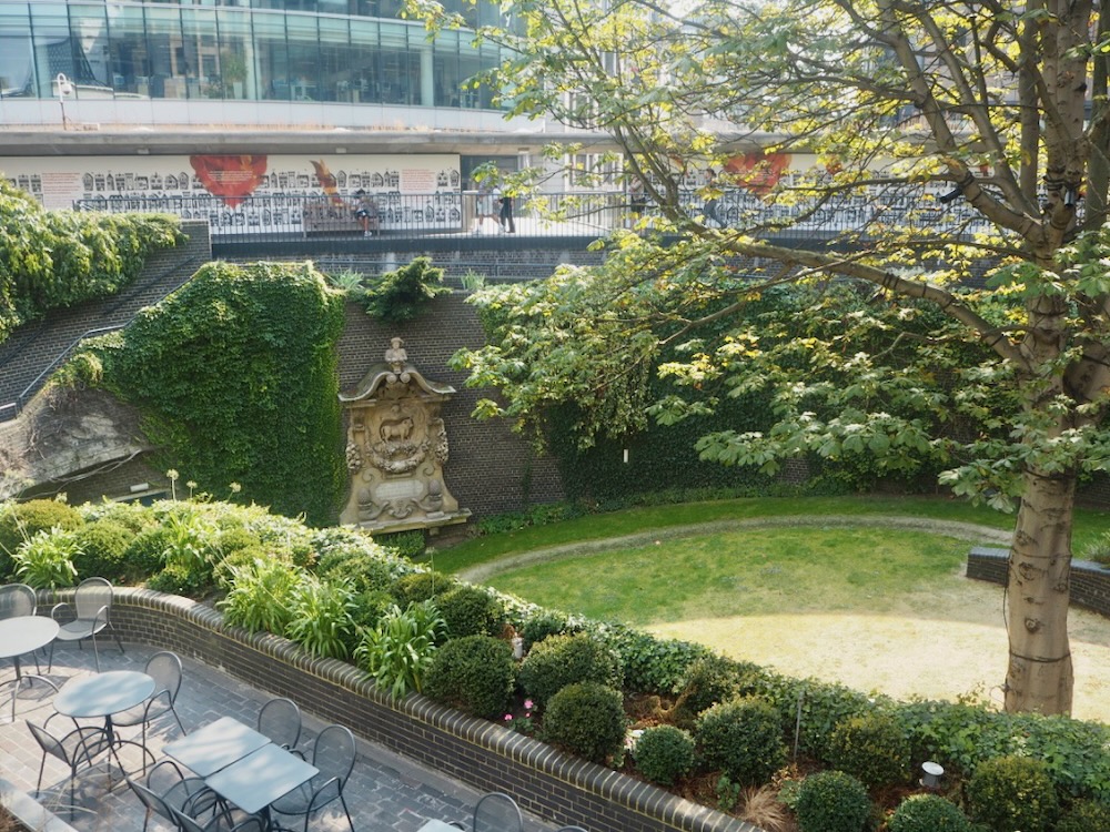 Partial view of the Georgian Pleasure Garden within Museum of London. Photo Credit: © Ursula Petula Barzey.