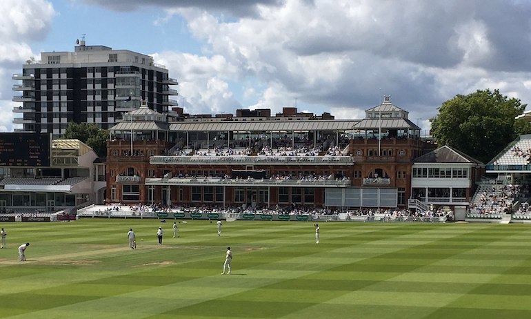 The Pavilion at Lord's Cricket ground in London. Photo Credit: © Yorkspotter via Wikimedia Commons.