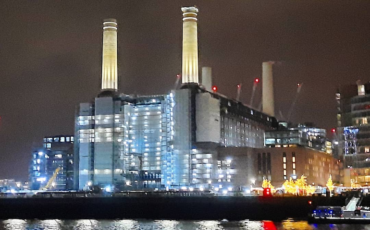 Battersea Power Station at night. Photo Credit: © Christopher Hayden.