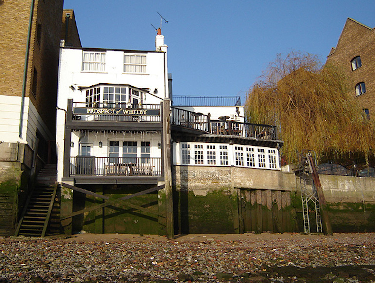 The Prospect of Whitby. Photo Credit: © Fin Fahey via Wikimedia Commons.