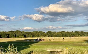 The site of Wimbledon Common's former aerodrome. Photo Credit: © Antony Robbins.