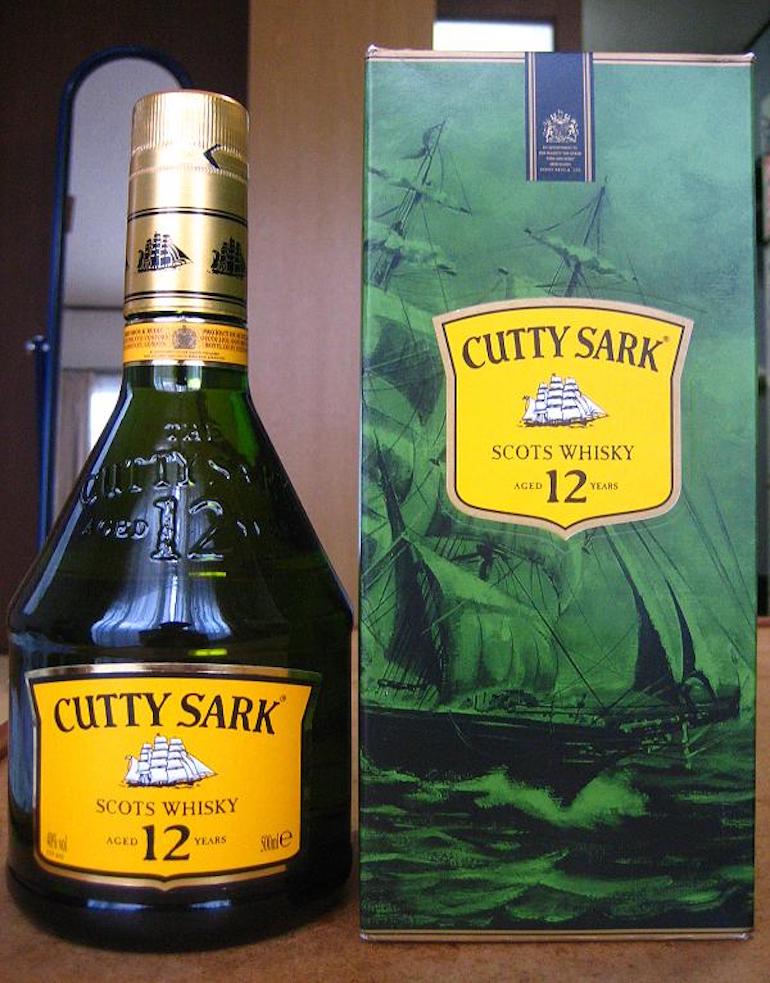 A bottle of Cutty Sark Scots Whisky. Photo Credit: © Brian Adler via Wikimedia Commons.
