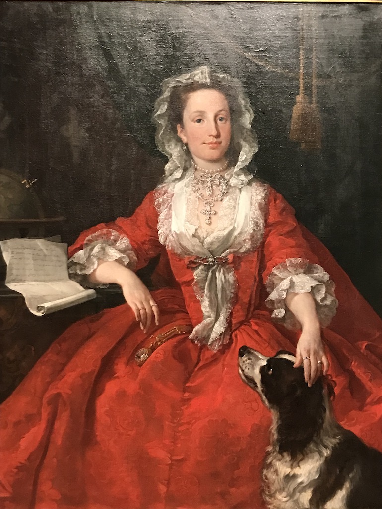 Miss Mary Edwards 1742 painting by William Hogarth. Photo Credit: © Edwin Lerner.