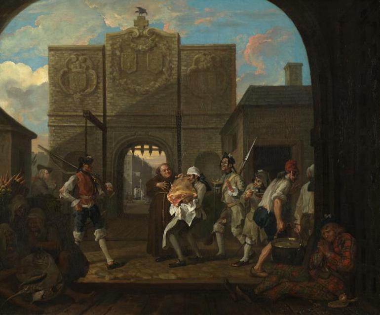 The Gate of Calais (also known as, O the Roast Beef of Old England), 1749. Photo Credit: © Edwin Lerner.