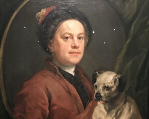William Hogarth, The Painter and his Pug. Photo Credit: © Edwin Lerner.