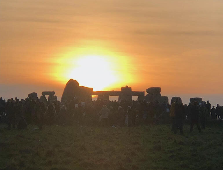 Winter Solstice At Stonehenge. Photo Credit: © Richard Ing.