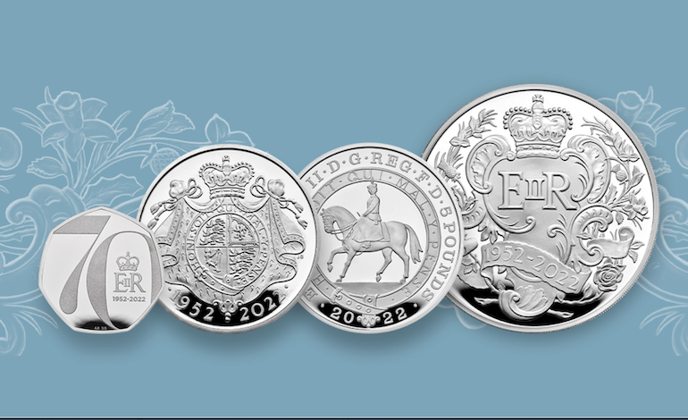 Platinum Jubilee Coins. Photo Credit: © The Royal Mint.