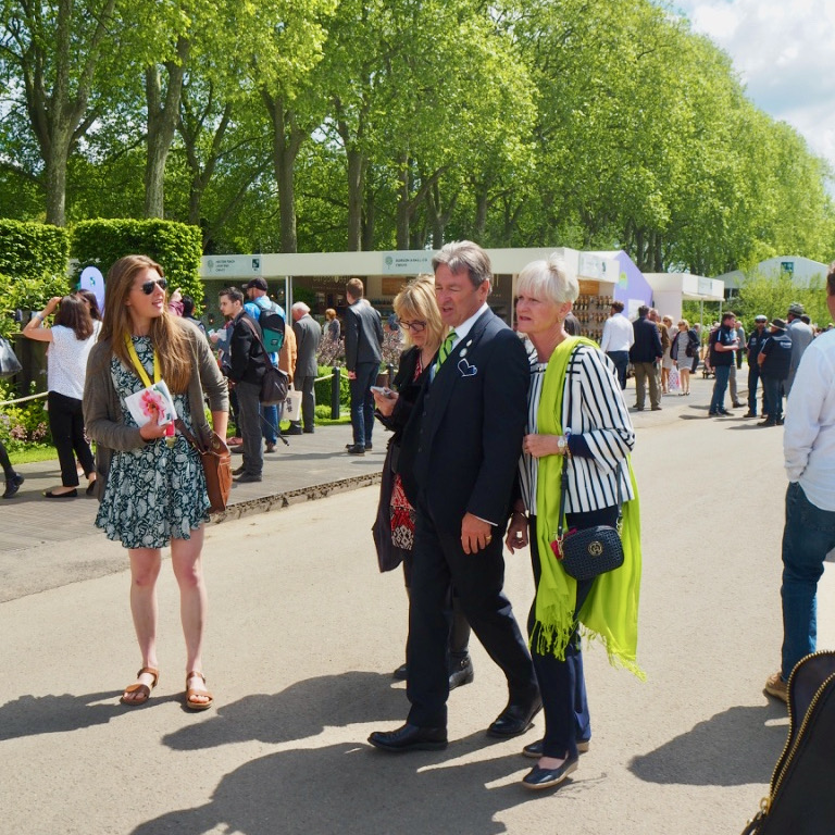 Alan Fred Titchmarsh, English gardener and TV presenter at RHS Chelsea Flower Show. Photo Credit: © Ursula Petula Barzey.