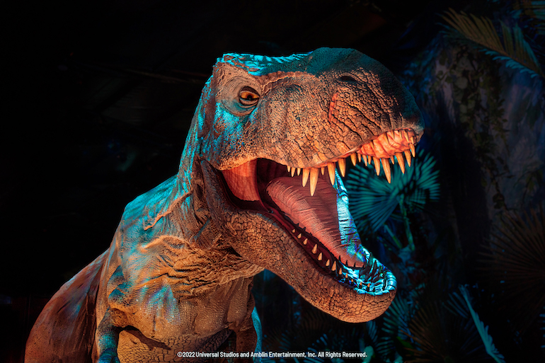 Dinosaur as part of Jurassic World The Exhibition. Photo Credit: © Universal Studios & Amblin Entertainment.