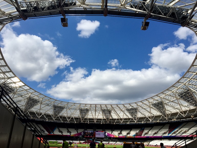 London Stadium in Queen Elizabeth Olympic Park. Photo Credit: © Ursula Petula Barzey.