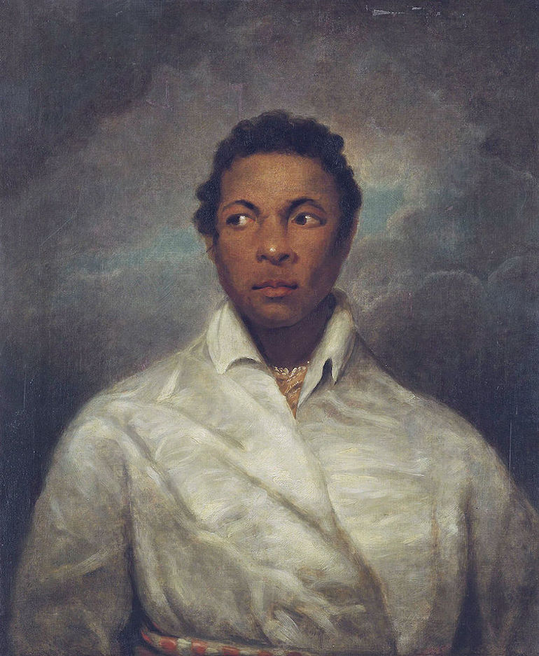 Painting of Ira Aldridge (1807-1867), in the character of Othello by James Northcote. Photo Credit: © Public Domain via Wikimedia Commons.