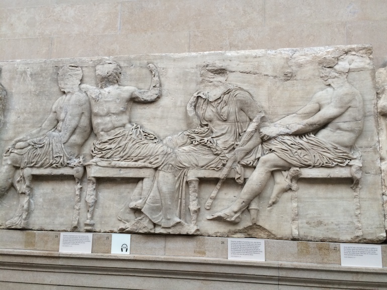 Four Gods, part of the Parthenon Marbles in the British Museum. Photo Credit: © Edwin Lerner.