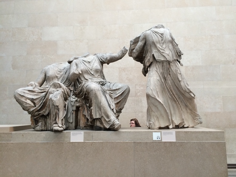 Pediment Hebe, part of the Parthenon Marbles in the British Museum. Photo Credit: © Edwin Lerner.