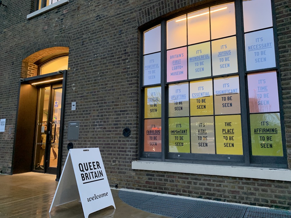 Entrance to the Queer Britain museum in London. Photo Credit: © Ric Morris.