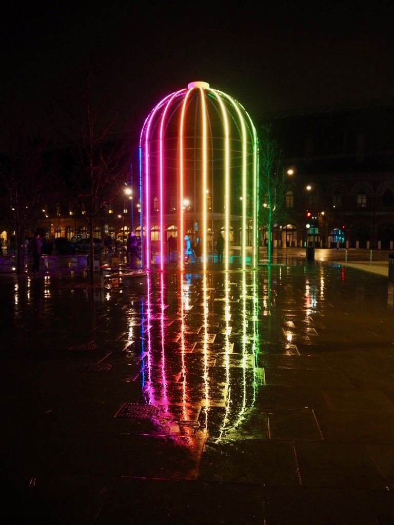 IFO (Identified Flying Object) by Jaques Rival at King's Cross Station in London. Photo Credit: © Ursula Petula Barzey.