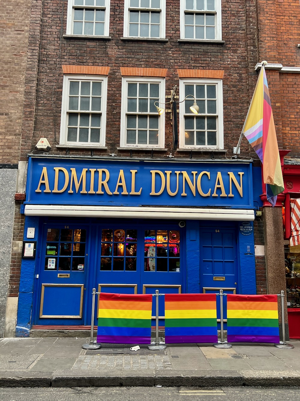 Admiral Duncan pub in London. Photo Credit: © Ursula Petula Barzey.