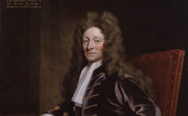 Sir Christopher Wren painting by Godfrey Kneller. Photo Credit: © Public Domain via Wikimedia Commons.
