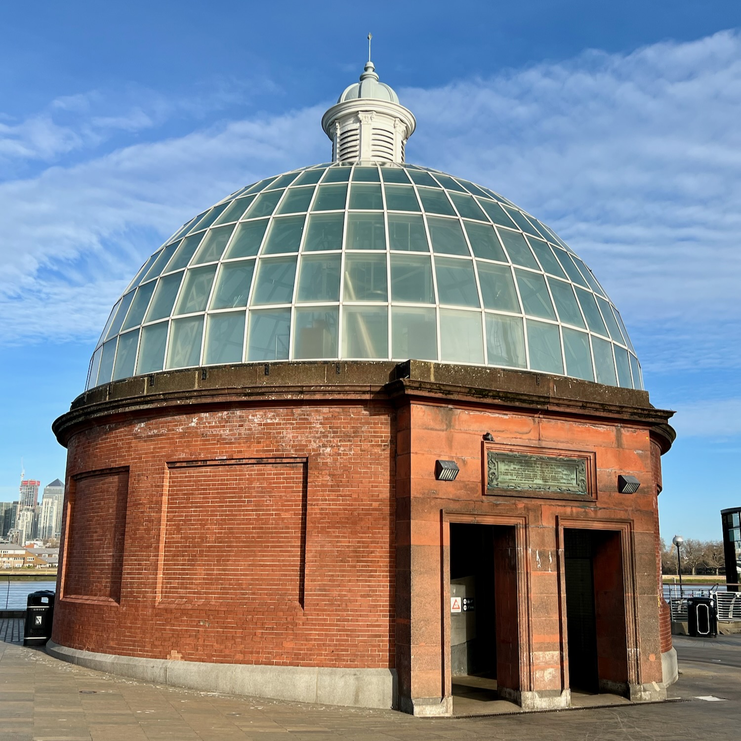 Entrance to Greenwich Foot Tunnel. Photo Credit: © Ursula Petula Barzey.