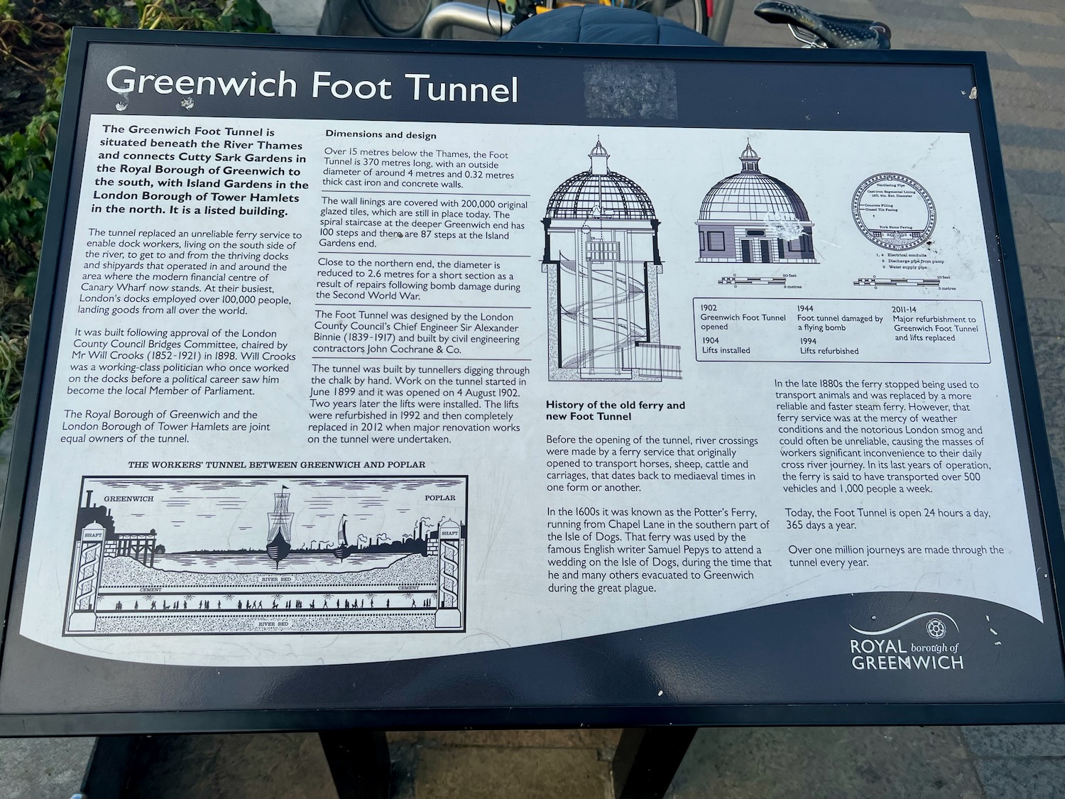 Greenwich Foot Tunnel. Photo Credit: © Ursula Petula Barzey.