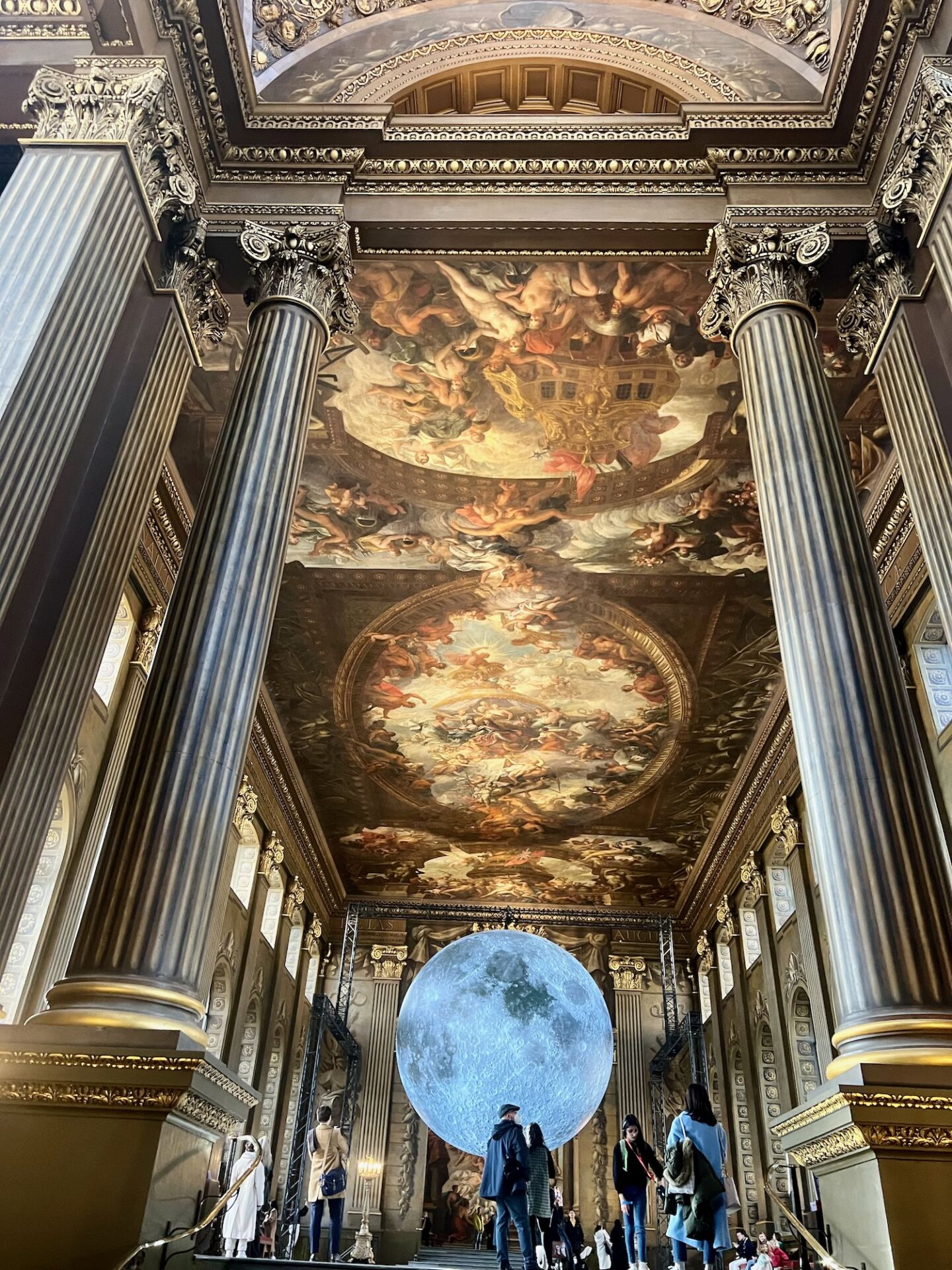 Museum of the Moon at the Painted Hall. Photo Credit: © Ursula Petula Barzey.