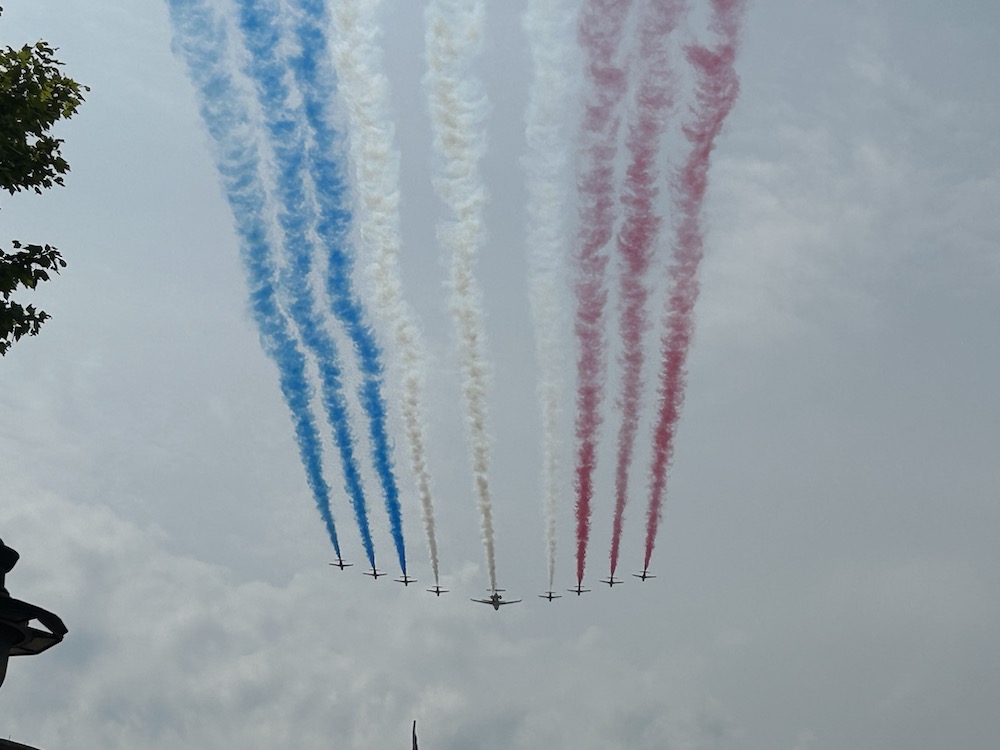 Red Arrows at The Royal Fly Past. Photo Credit: © Edwin Lerner.