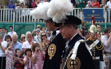 Prince William and Charles at Garter Day 2008. Photo Credit: © Ibagli via Wikimedia Commons.