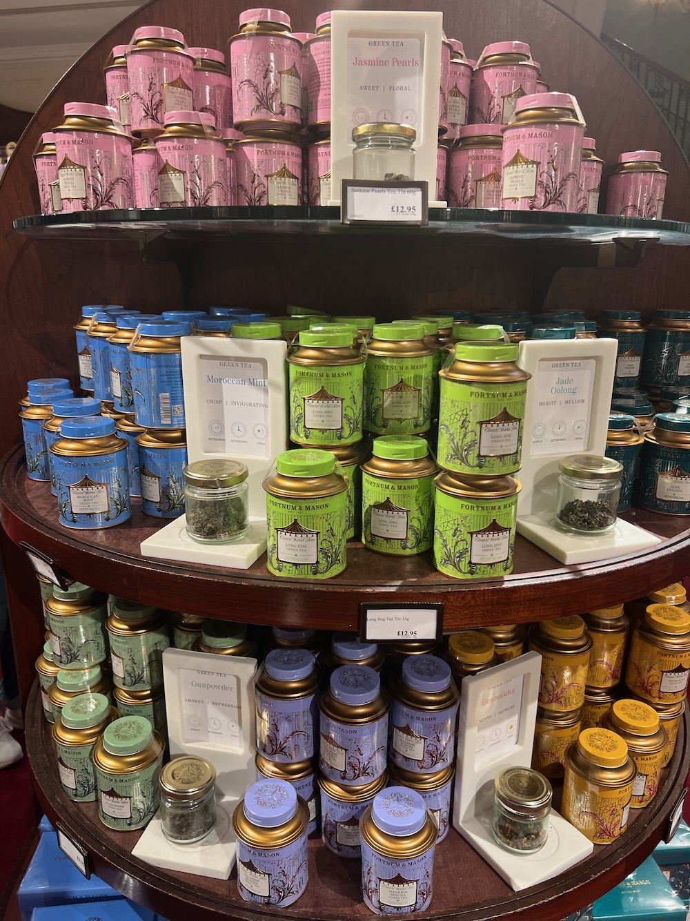 Tea from Fortnum & Mason in London. Photo Credit: © Ursula Petula Barzey.