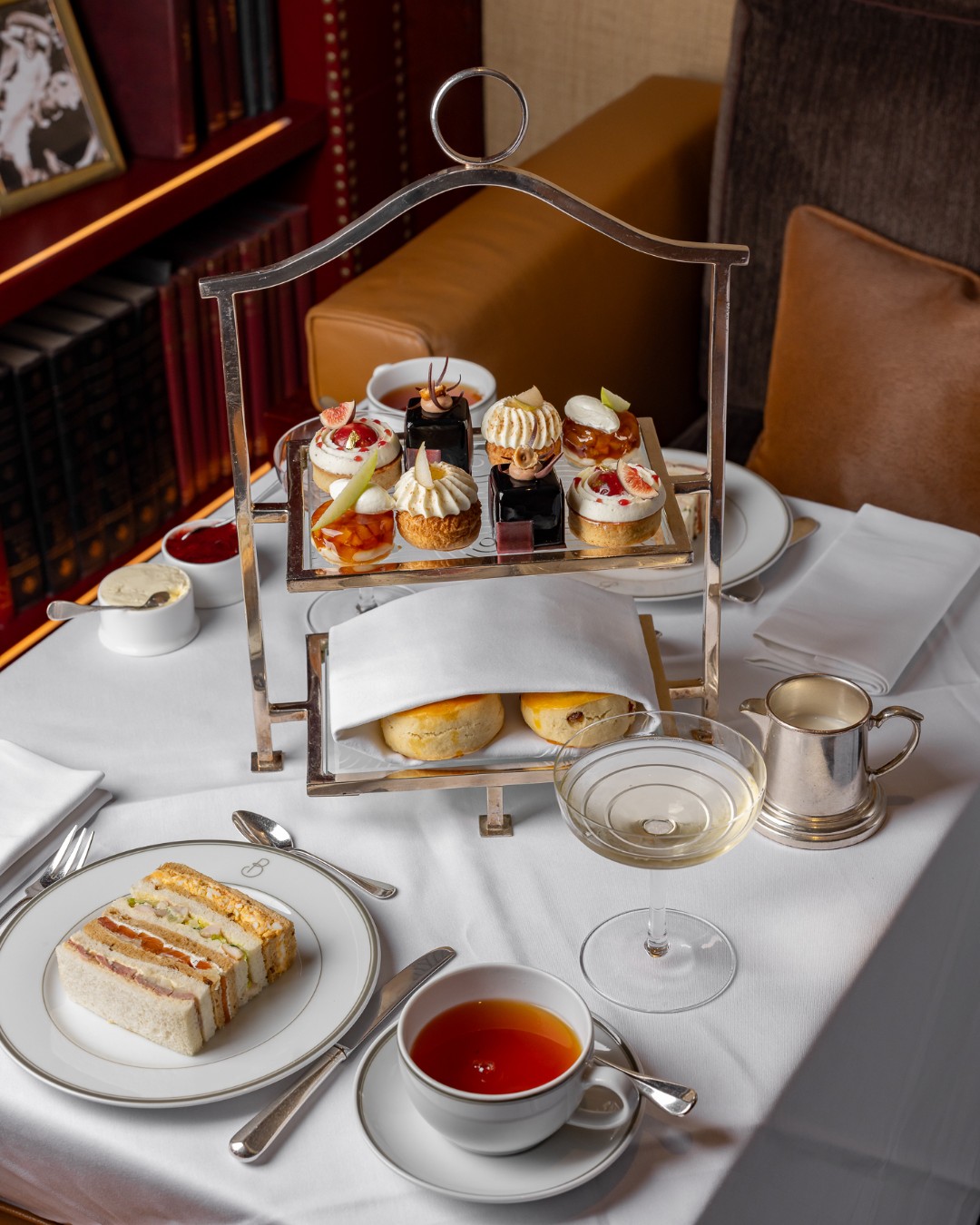 Afternoon Tea at The Beaumont Hotel in London. Photo Credit: © The Beaumont.