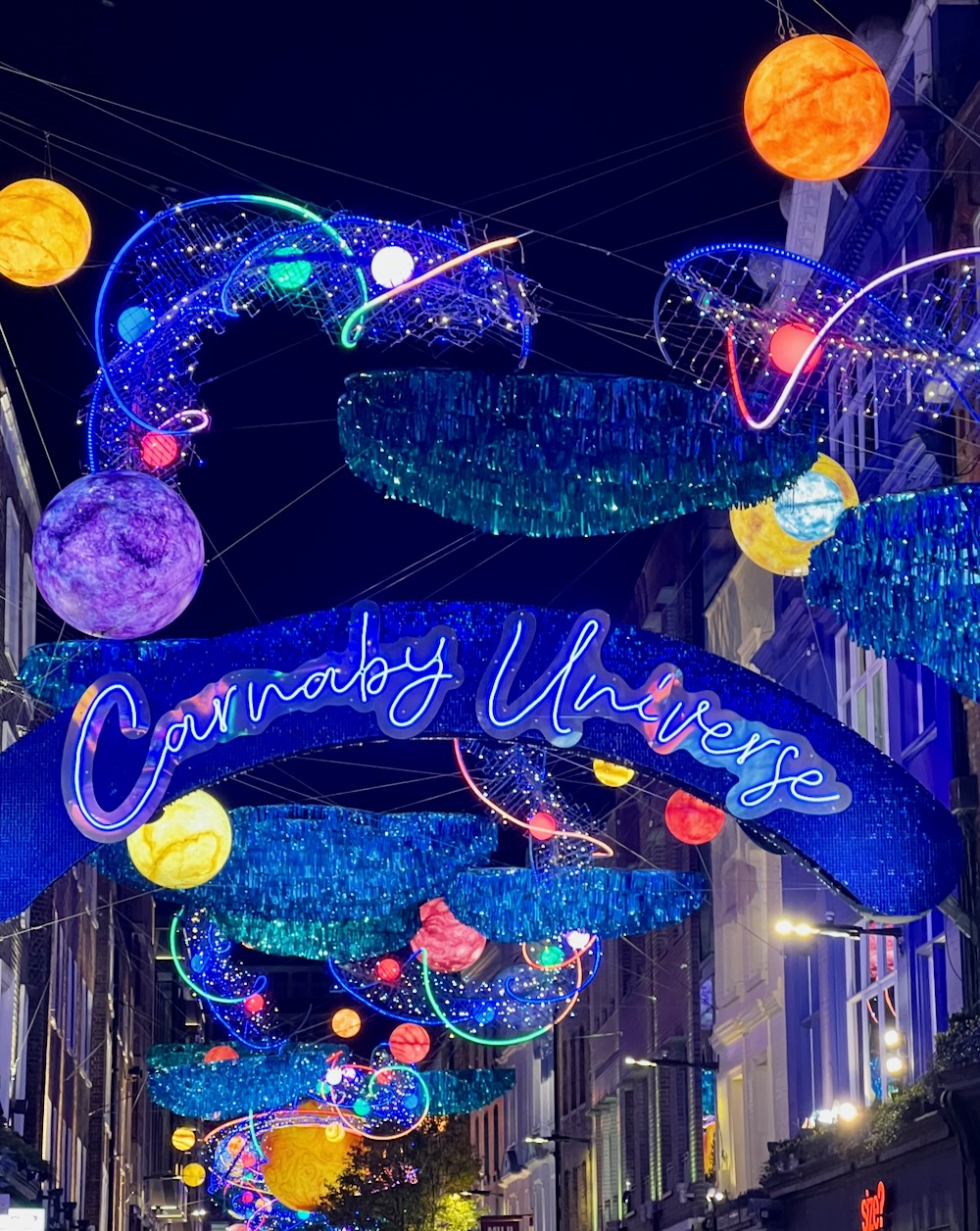 Carnaby London Christmas Lights 2023. Photo Credit: © Ursula Petula Barzey.